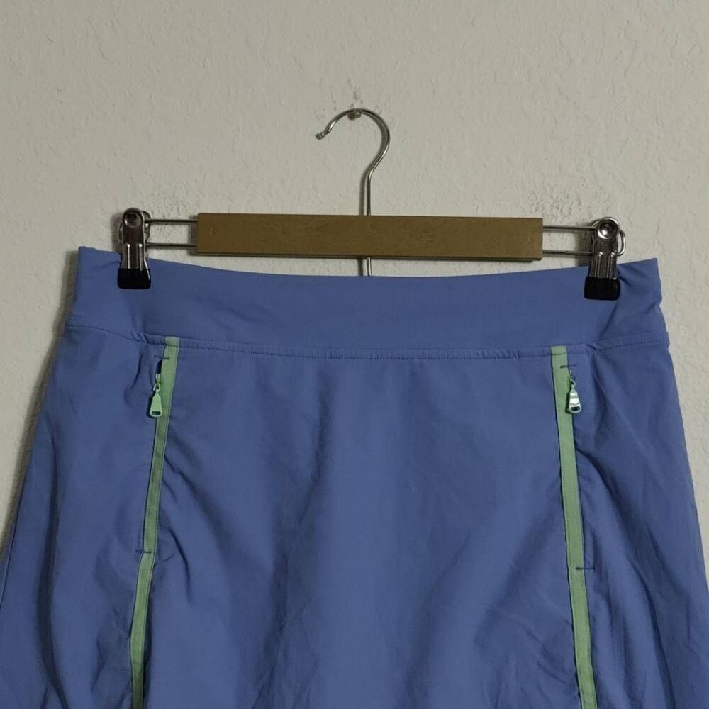 RLX Ralph Lauren Skort Womens Medium Flounce Jersey Golf Blue Green - Picture 4 of 11